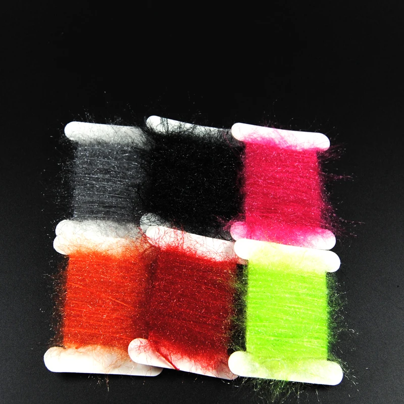 Bimoo-6 piezas de hilo corporal para atar moscas, gusano de arena, Material de atado de moscas para el cuerpo de Ninfa Streamer - imagen 2