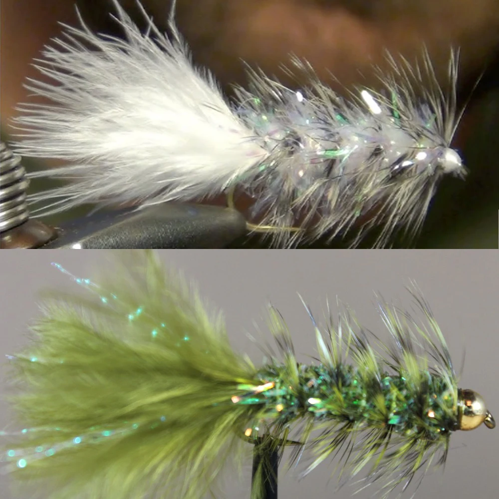 Bimoo, 5 m/tarjeta, 2,5 cm de ancho, oropel de chenilla con Flash de cristal para Krystal, Material de atado de Bugger lanoso, cinta corporal Streamer - imagen 4