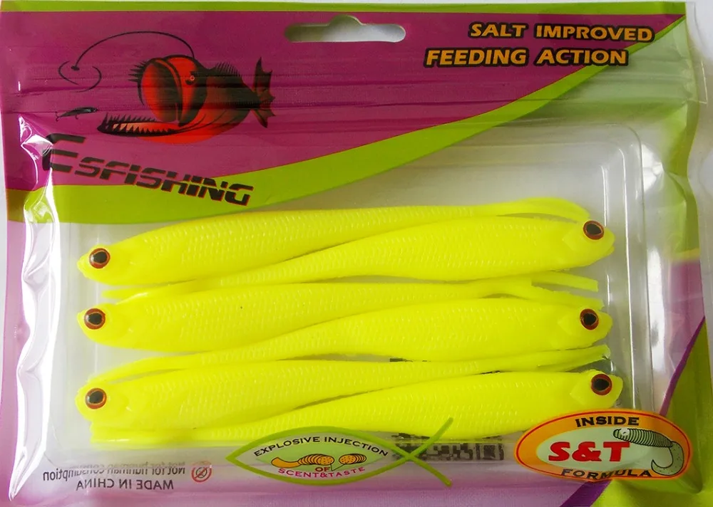 KESFISHING Real Shad 130mm Señuelo Silicona Suave para Lucio y Perca - imagen 5