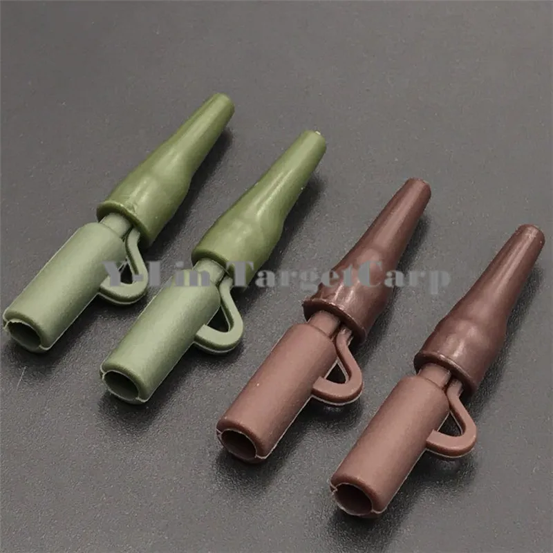 40 unids/lote de aparejos de pesca de carpa, juego de Clips de plomo de seguridad de carpa + tubos de goma de cola, herramienta de aparejos de pesca de carpa - imagen 5