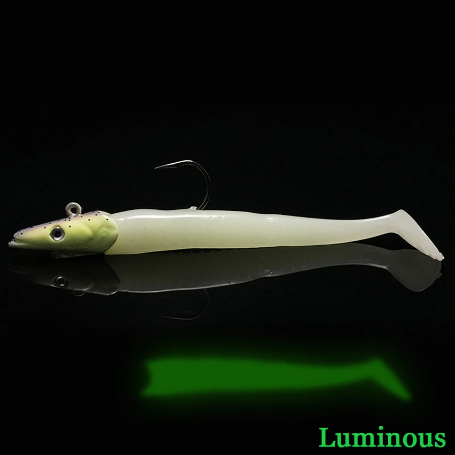 Juego de señuelos luminosos artificiales para pesca, anzuelos de pesca con plantilla de carbono, accesorios de pesca W3, 5 uds. - imagen 4