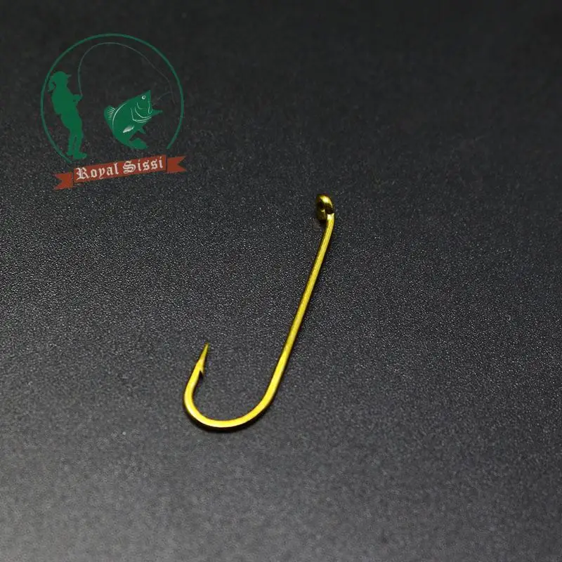 Juego de 60 uds surtido de 3 tamaños, 2 ganchos para moscas en seco de longitud 6 # 8 # 10 # 12 # 14 #   Ganchos de trucha de vástago alargados para moscas de serpentina de trucha de agua dulce - imagen 2