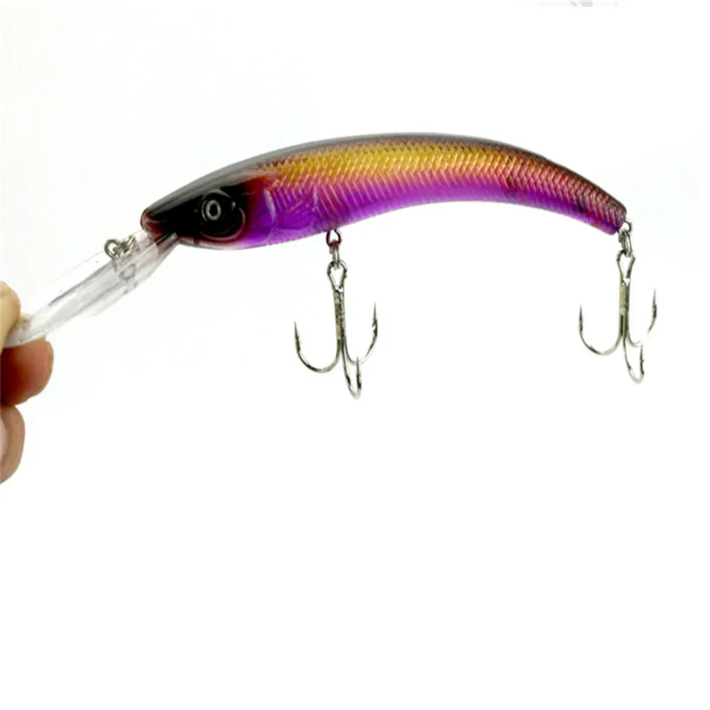 FISHINAPOT-señuelo de pesca duro, cebo con 2 ganchos de pesca, carpa, lubina, Wobblers, 10 colores, 15cm, 16g, 1 unidad - imagen 3