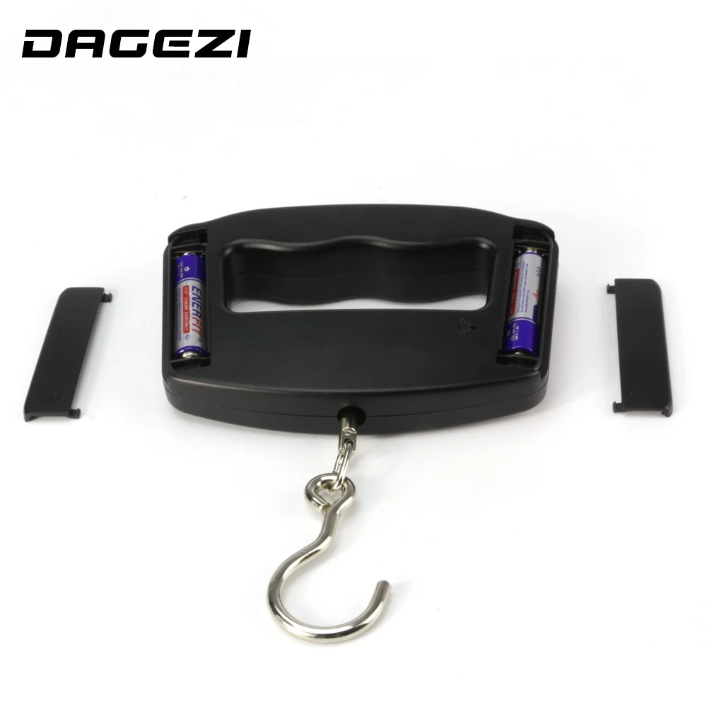 DAGEZI-báscula de anzuelo de pesca portátil, caja de aparejos de pesca con pantalla LCD, 10g-50KG - imagen 2