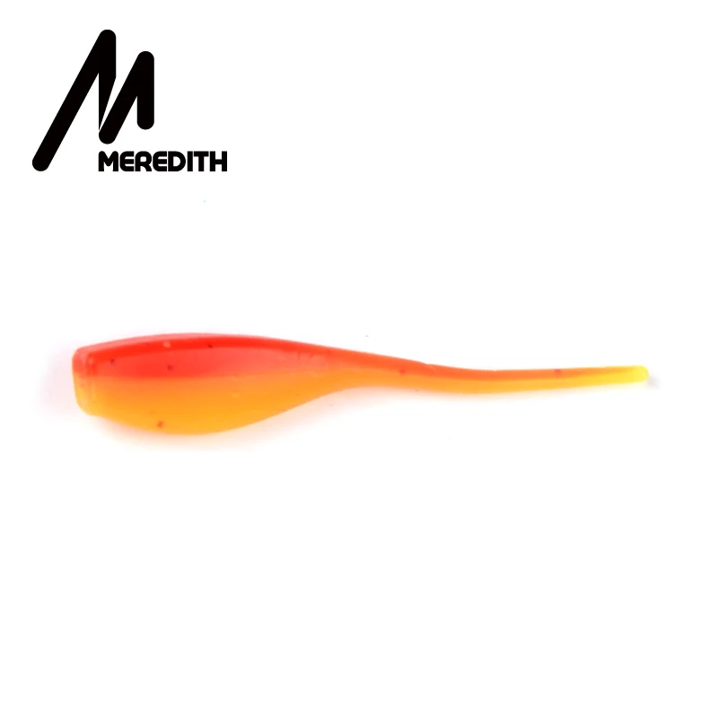 MEREDITH-SEÑUELOS DE PESCA DE plástico blando, 50 unidades, 5cm, 1g, STINGER SHAD, JXSQ01-05 de Lucio PREDATOR - imagen 5