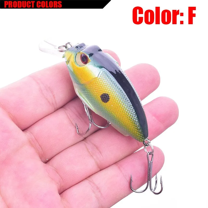 Señuelo de pesca Crankbait, 1 piezas, 70mm, 10g, Artificial, duro, Crankbait, Wobblers, Japón, Topwater, Minnow, PR-321