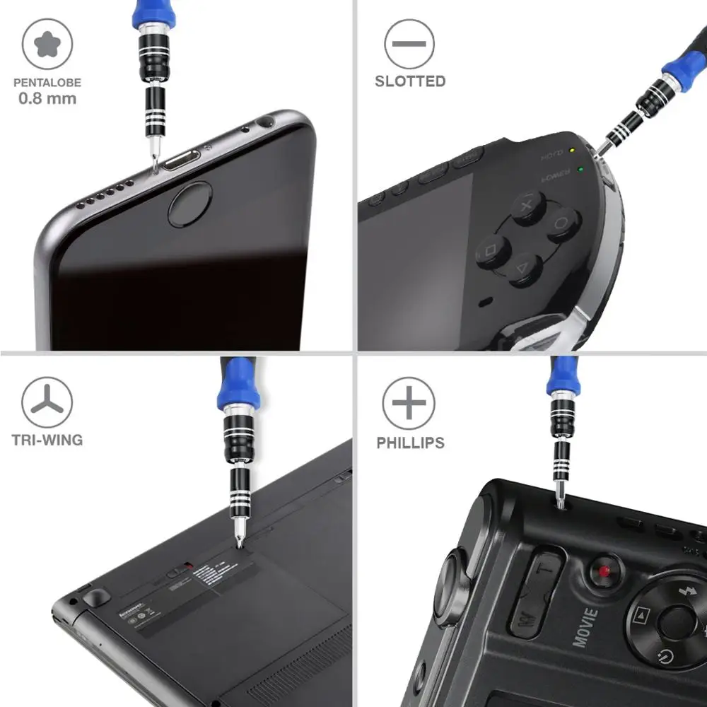 ORIA Kit destornilladores magnéticos – Precisión electrónica - imagen 4