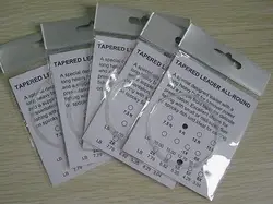 Aventik Líder de nailon para pesca con mosca – 7,5 a 15 pies, 0X-6X
