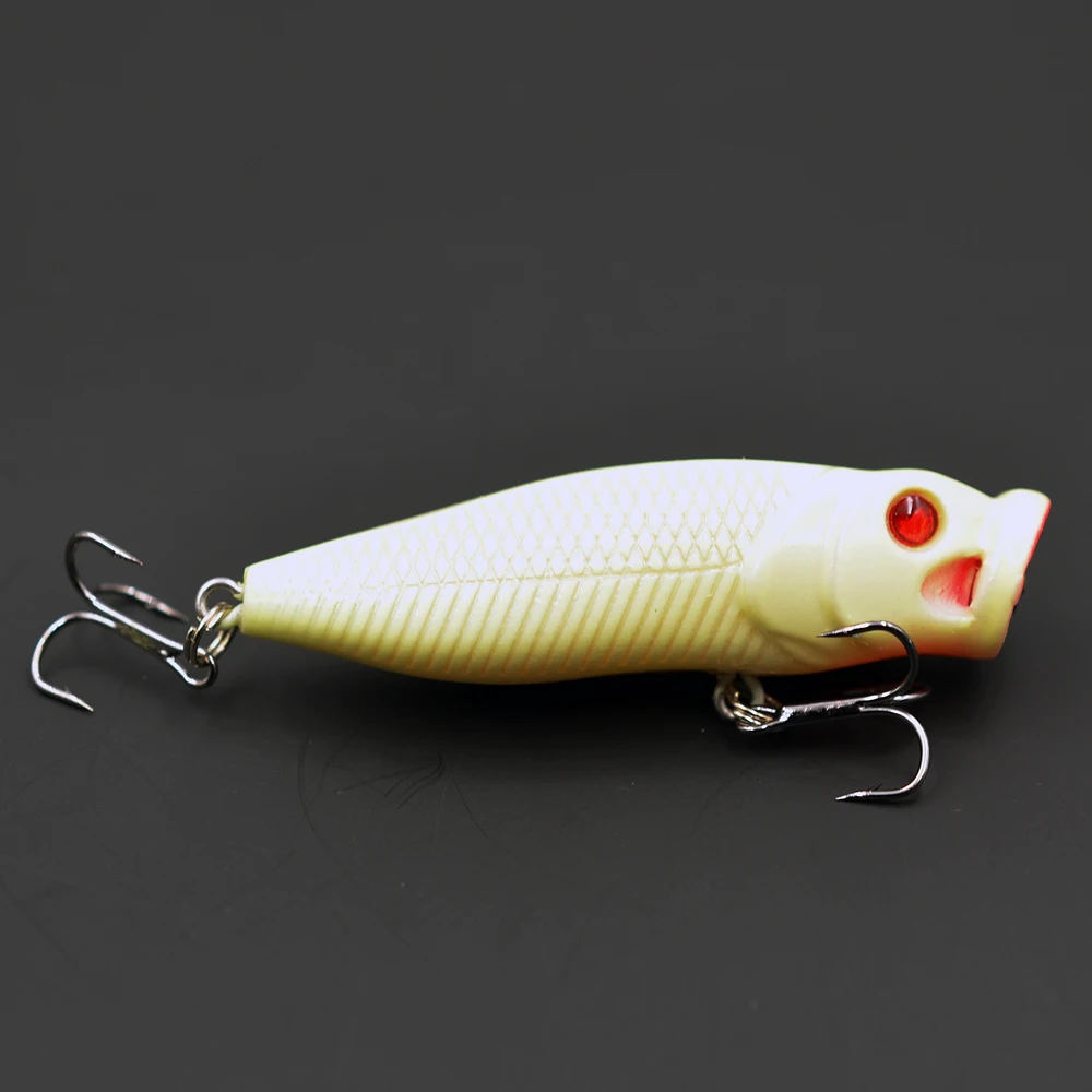 MNFT 5 uds Kit de cebo de señuelo de pesca nocturna cebo duro brillo nocturno señuelos artificiales VIB Popper manivela Minnow lápiz con caja de señuelos - imagen 5