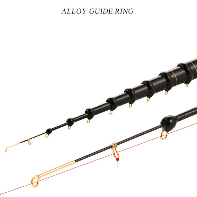 Caña de pescar frontal de alto carbono, 4,5 m -7,2 m, 60T, 28 tonalidades, bastón de mano, posicionamiento súper duro, juegos de carretes de pesca Olta, equipo de pesca - imagen 5