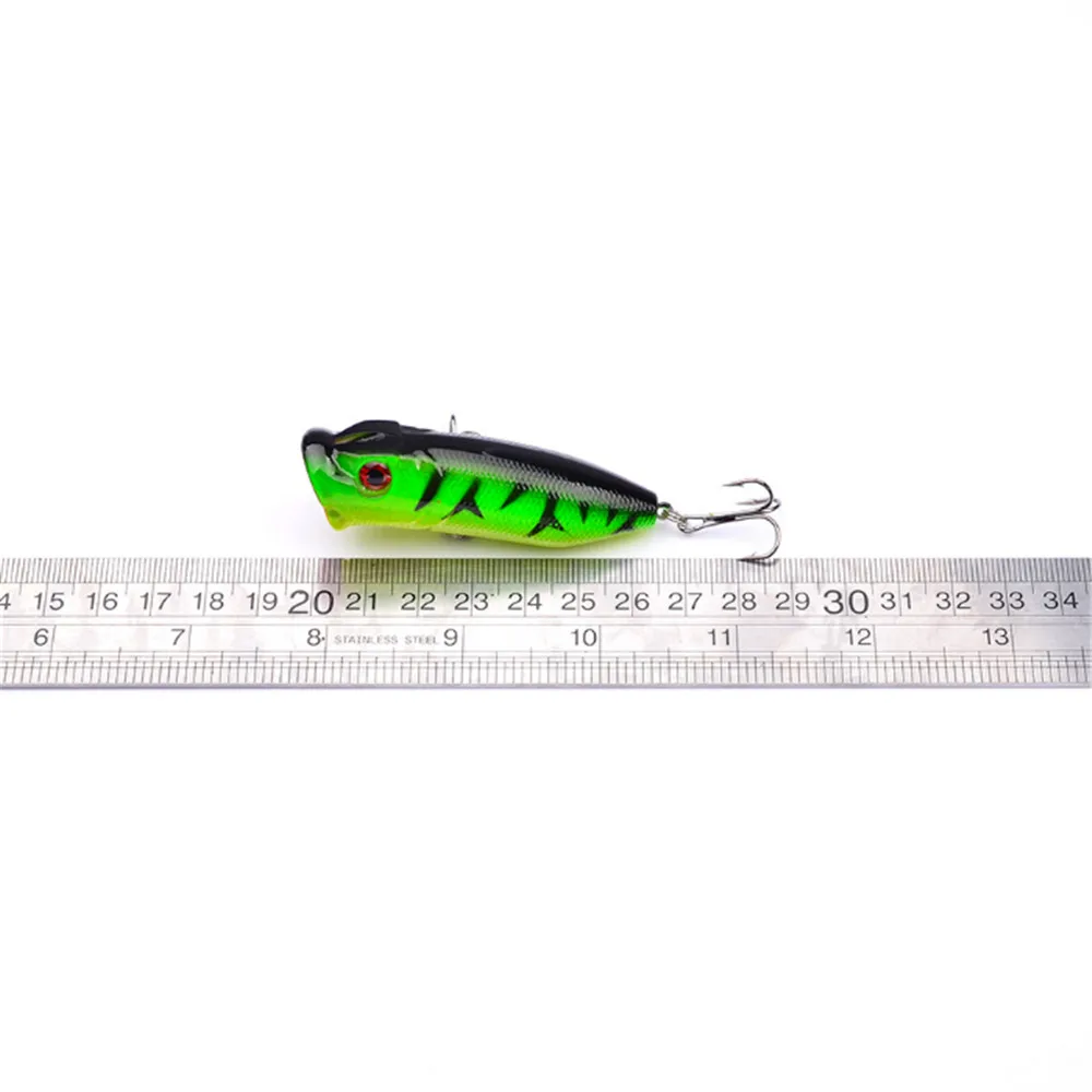 Señuelo de Pesca flotante 3D, cebo Crankbait Swimbait, cebos duros Wobblers artificiales Isca, aparejos de Pesca, 5 unids/lote - imagen 4