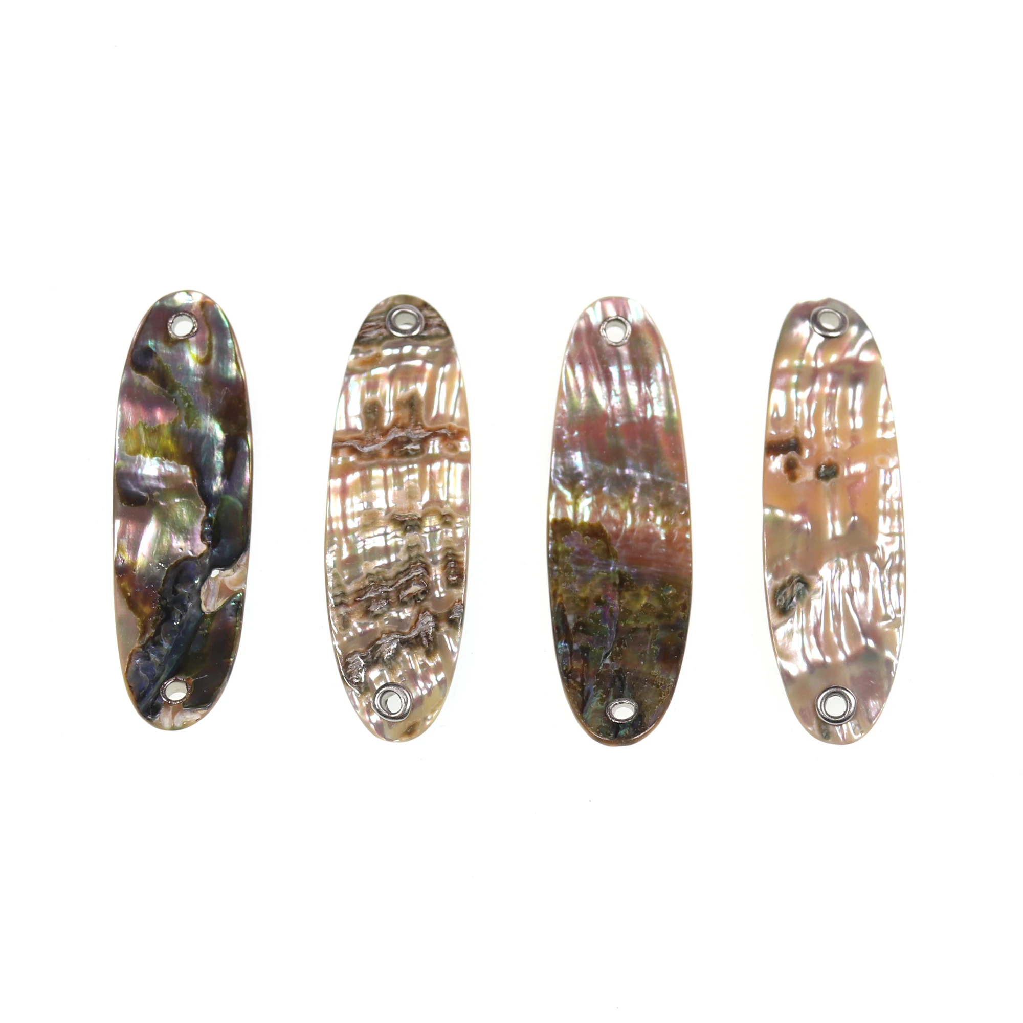 Bimoo, 1 unidad, cuchara de concha de abulón Paua para tira de señuelo de pesca, plantilla de pesca de concha de abulón Natural, señuelo cuchara, señuelos de concha de varios tamaños - imagen 5