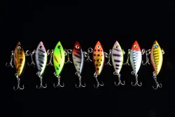 Señuelo de pesca VIB de 80 piezas, 4cm, 2,8G, Super Mini, vibración Artificial, Wobblers, aparejos de plástico duro en cada nivel de agua