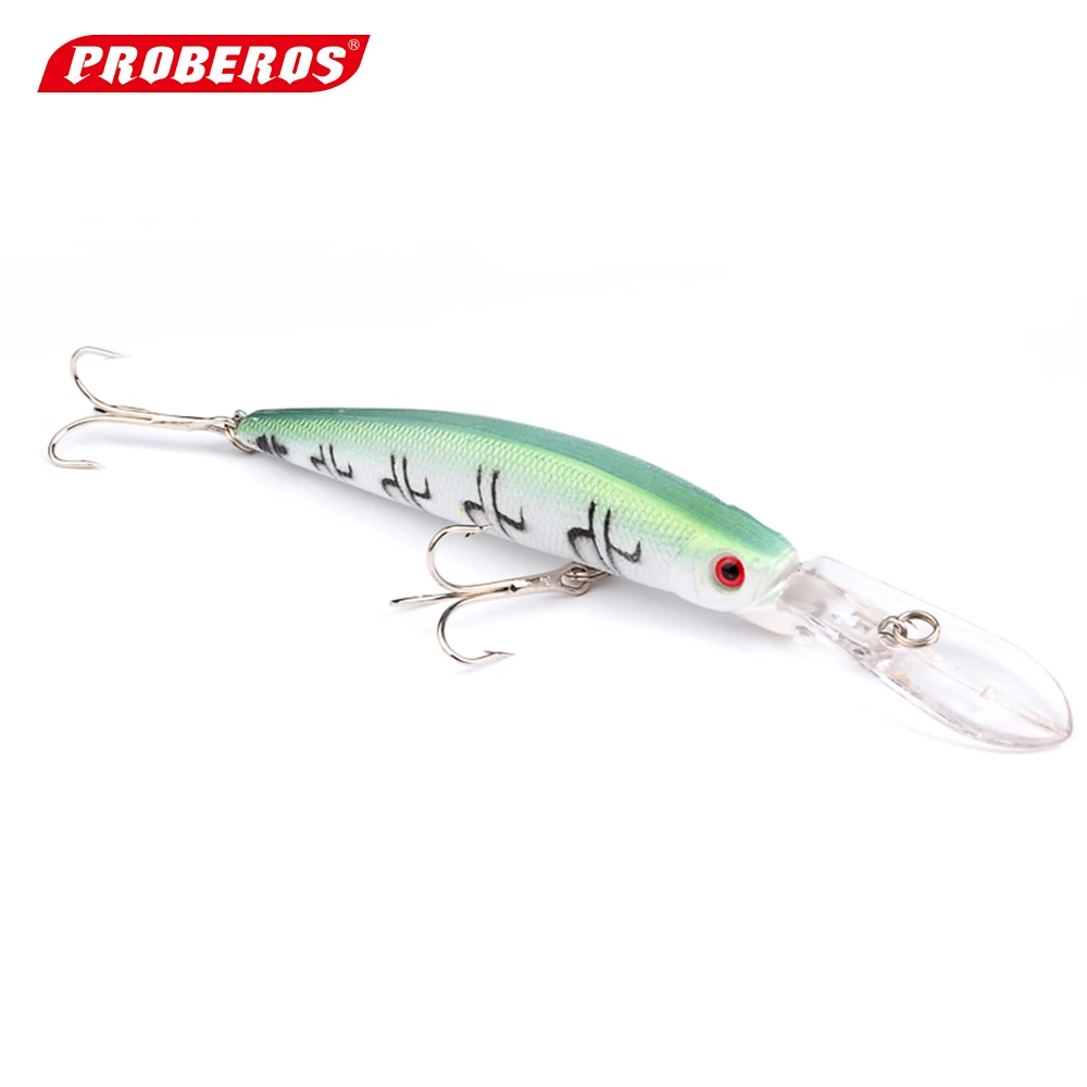Wobblers de pesca de 14,5 cm y 15,53g, señuelo de pesca Swimbait Crankbait de 6 colores, cebo Artificial con ganchos #4 - imagen 2