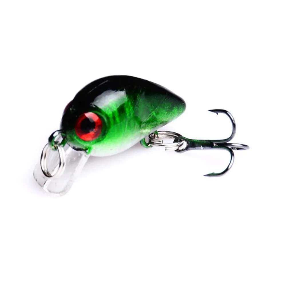 Señuelo de Pesca Wobbler, cebo duro de calidad Artificial, Mini Crankbait Swimbait, para Pesca de carpa, 2,6 cm/1,7g, 1 ud. - imagen 2