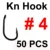 50PCS Size 4
