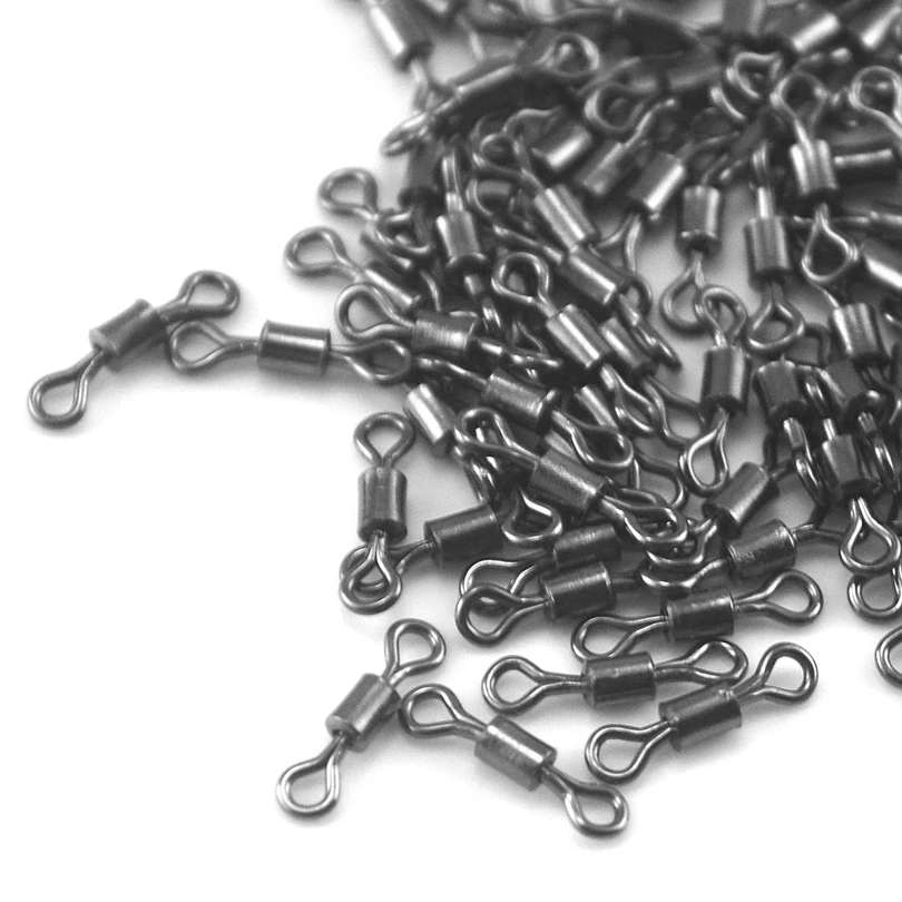 MNFT 400 piezas 14-6 #   Anillos sólidos de alta resistencia a la tracción, conector de pesca de acero inoxidable, accesorios de aparejos de pesca anticorrosión - imagen 3