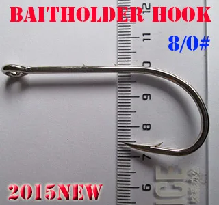 Gancho de Baitholder más grande, tamaño: 8/0 #, largo: 63mm, cantidad: 50 unids/lote, ¡gran fábrica! - imagen 5