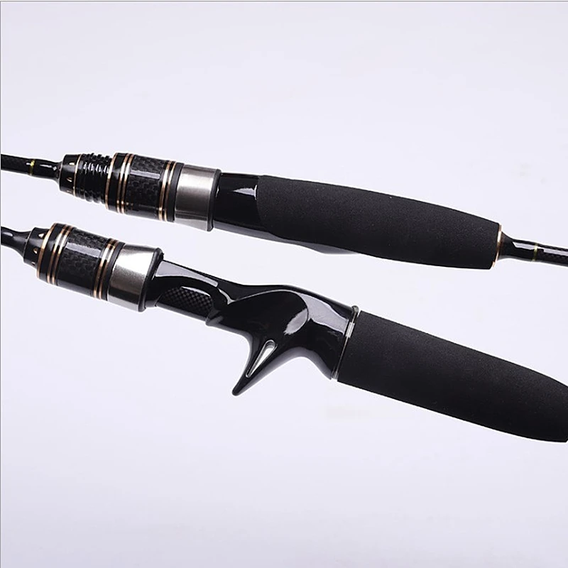 Caña de pescar giratoria de fibra de carbono, caña ultraligera de fundición, 2 puntas UL power stream, peces pequeños, trucha de acción lenta, 1,8 m, 6 pies, 602UL - imagen 4