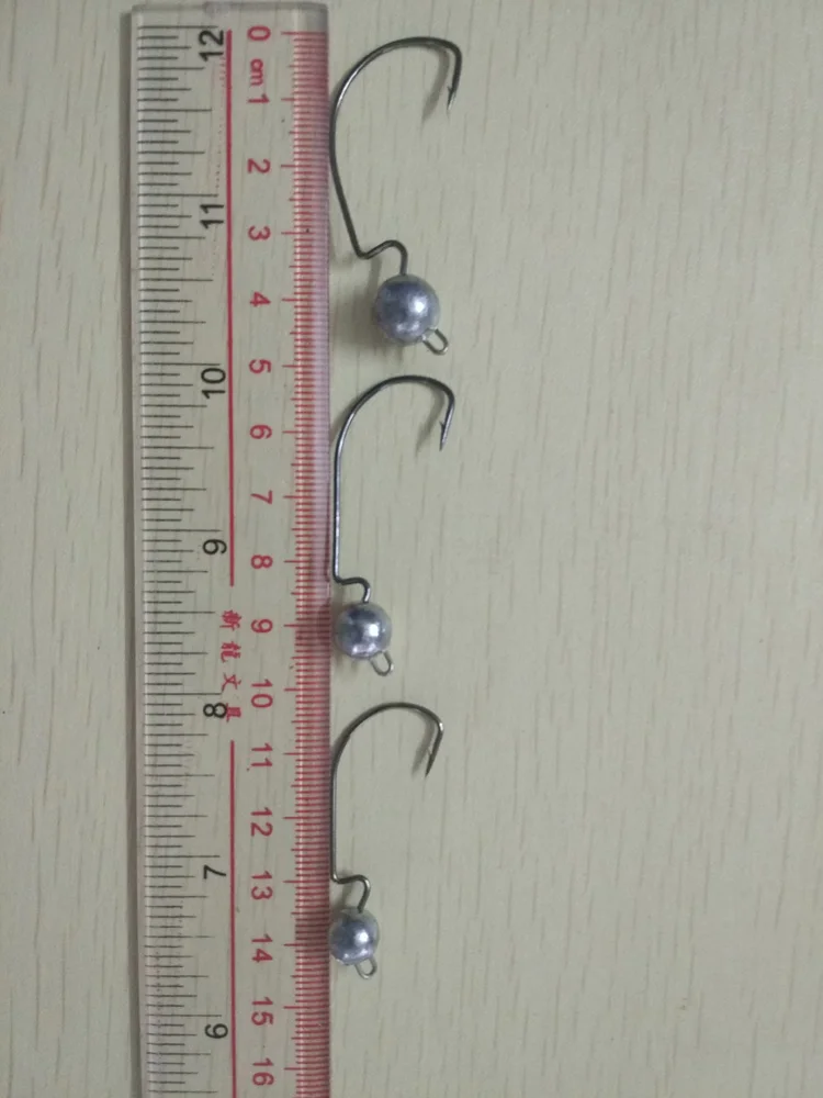Anzuelos Jig Head boca ancha para vinilos – Montaje Texas/Florida - imagen 4