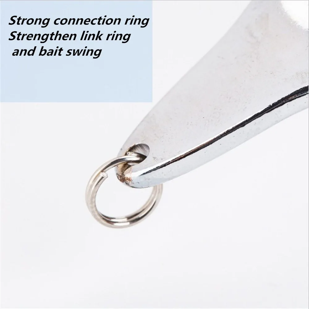 Señuelo de pesca de Metal, cebo giratorio de lentejuelas, aparejo duro Isca Artificial, oro plateado, 10g, 14g, 21g, 28g, 1 ud. - imagen 2