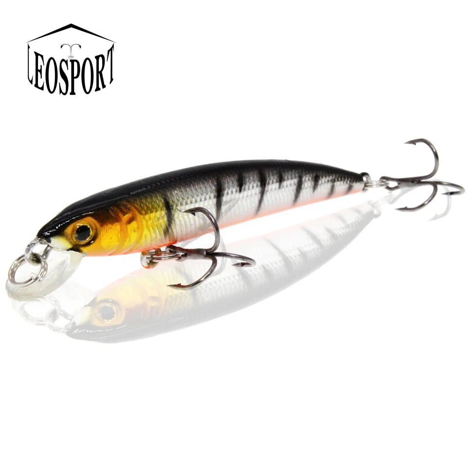 Wobblers flotantes de Pesca, cebos Crankbait láser, ojos 3d, Topwater de plástico