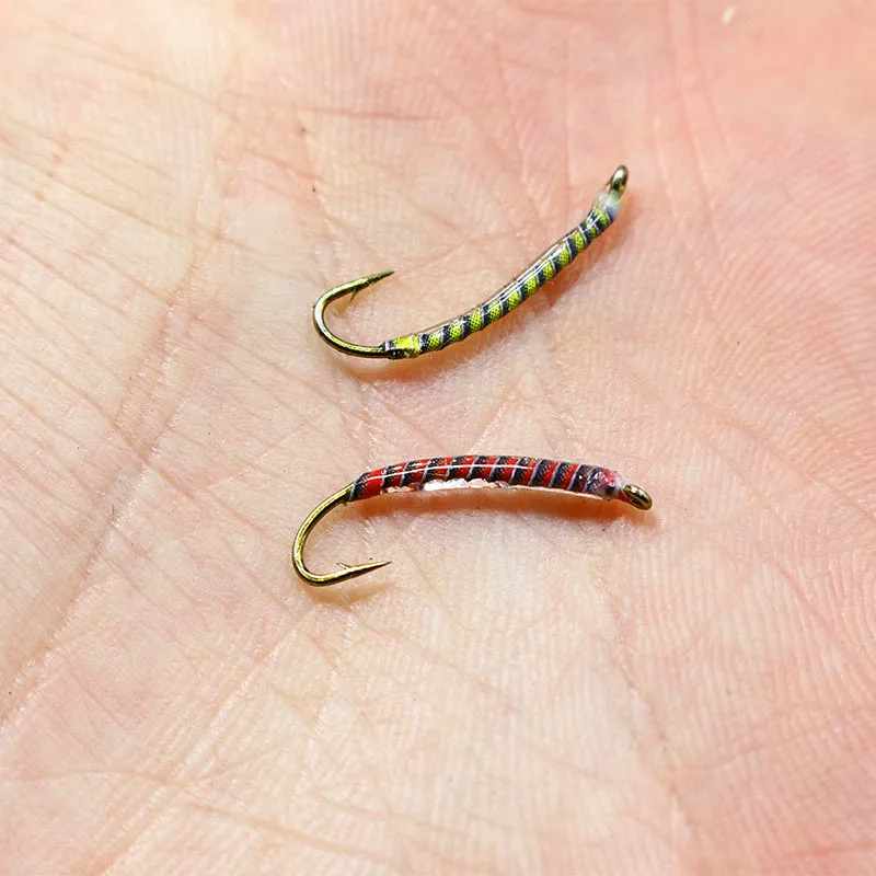 Materiales sintéticos de atado de moscas, envoltura de cuerpo de mosca, 30herls por hoja, enlace de insectos de nymph, Pavo Real, nuevo, 4 hojas por lote - imagen 3