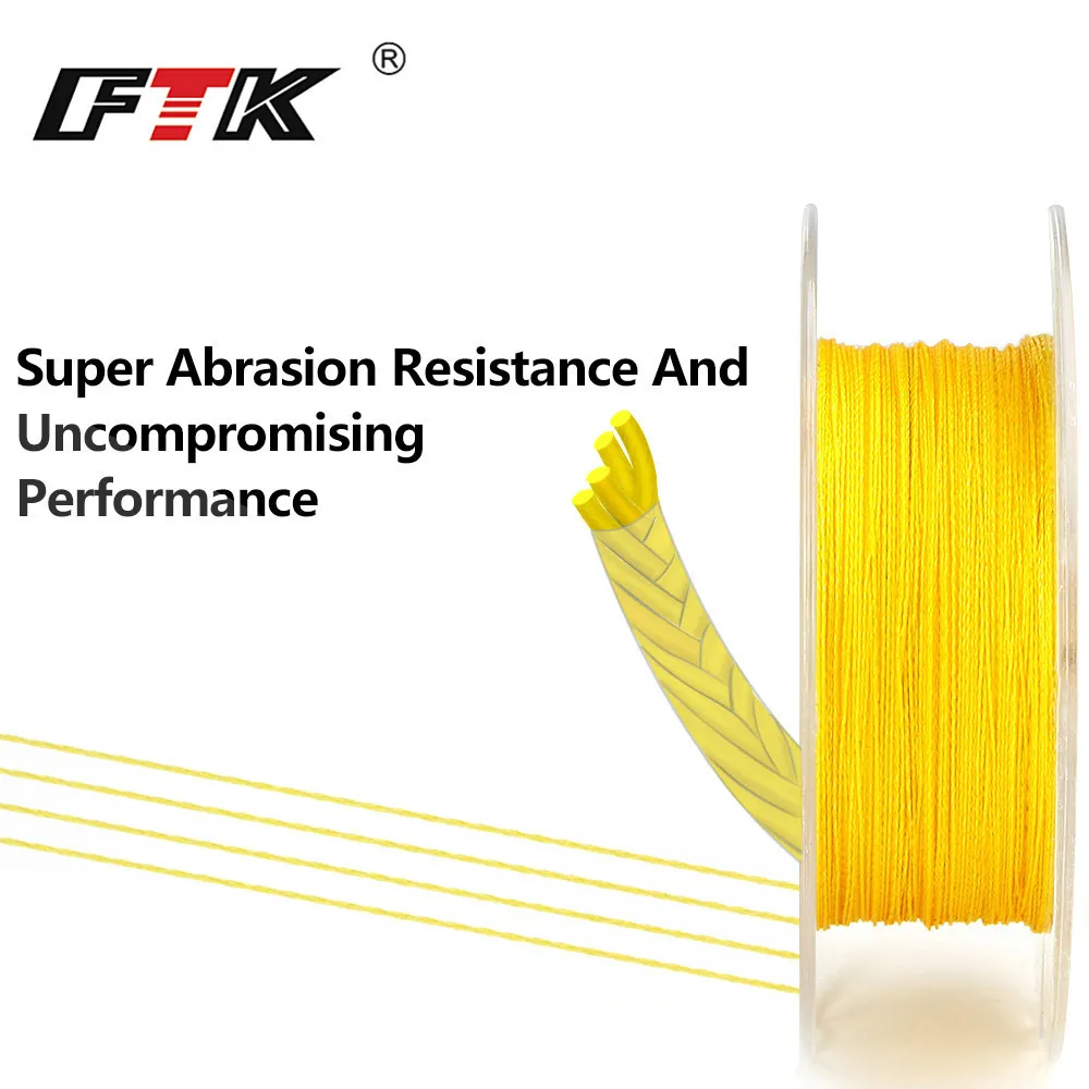 FTK 20m 4 hebras hilo de pescar trenzado invierno 0,06-0,25mm 8LB-28LB hilo de pescar multifilamento hielo trenzado PE alambre Lucio - imagen 2