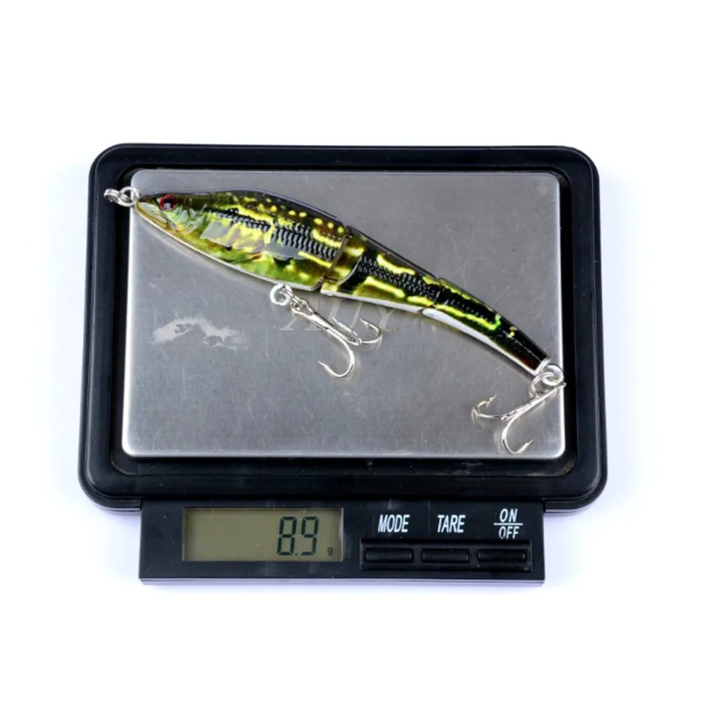 Señuelos de Pesca de pececillos, cebos duros Wobbler de plástico ABS, serie pintada, 9,5 cm, 8,9g, 1 ud. - imagen 3