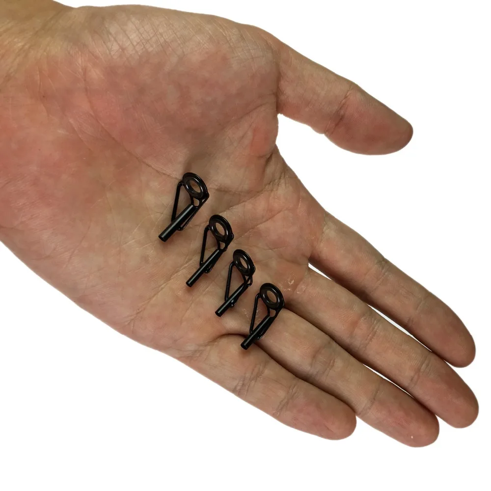 THKFISH 80 Uds puntas de caña de pescar Kit de reparación 1,8mm-2,6mm cañas de pescar de acero inoxidable guías puntas juego de reemplazo superior - imagen 4