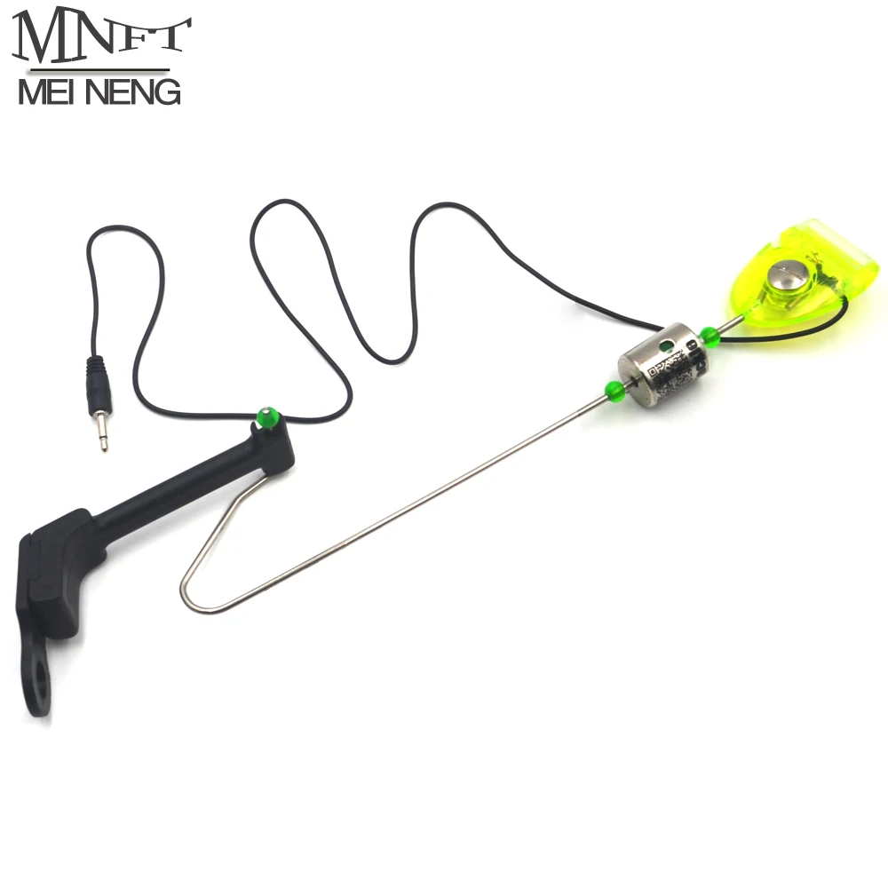 MNFT 3PCS * Indicador de cadena Alarma de cebo Swingers de pesca de carpa iluminados con enchufe de 2,5 mm