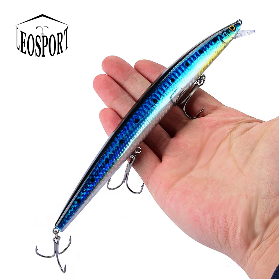 Señuelo LEOSPORT Minnow 18cm 24g 3D Ojos - vista principal