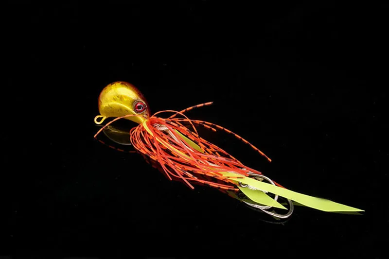 UCOK-anzuelo de plomo que se hunde, cebo de fundición lenta para barco, mar, pulpo, calamar, señuelos, engranaje, 80g, 1 unids/paquete - imagen 5