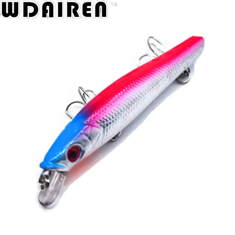 Señuelo de pesca Artificial para pececillos, cebo duro realista de Japón, Swimbait Wobbler Crankbait 6 # anzuelos, aparejos de pesca NE-9,5, 8,8 cm, 283g, 1 ud. - imagen 5