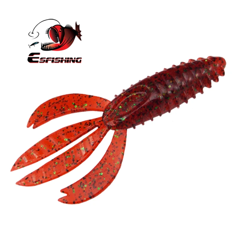 ESFISHING-SEÑUELOS blandos de Pesca, cebo Artificial de silicona para lubina, Skeet Pit Boss, 5 piezas, 110mm - imagen 2