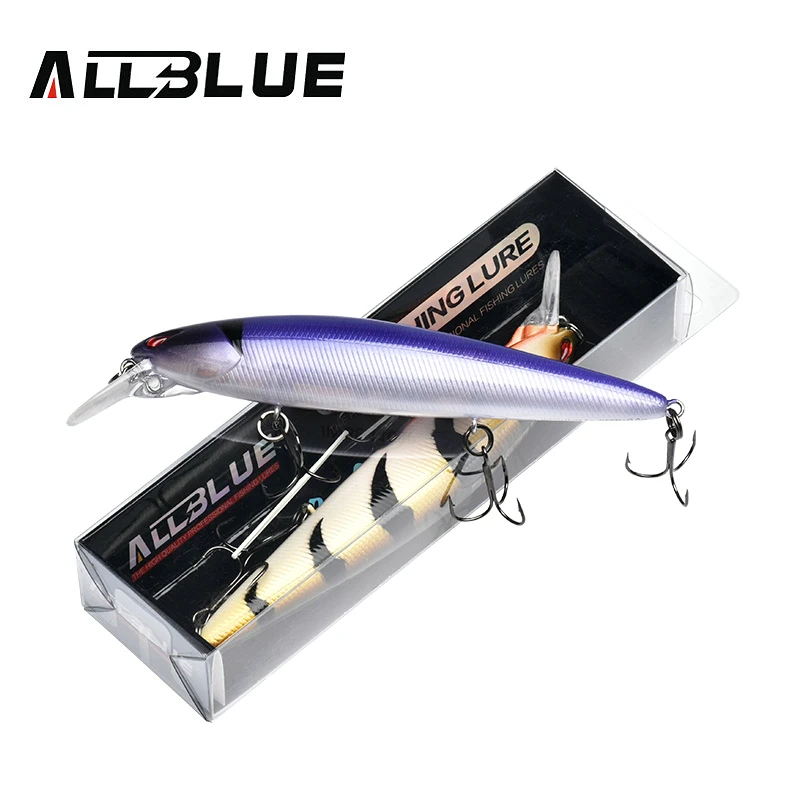 ALLBLUE-señuelo de pesca JINBE 110SP, Wobbler, 110mm, 18,5g, Rolling Jerkbait, Minnow, labio único, Lucio, aparejos de pesca - imagen 5