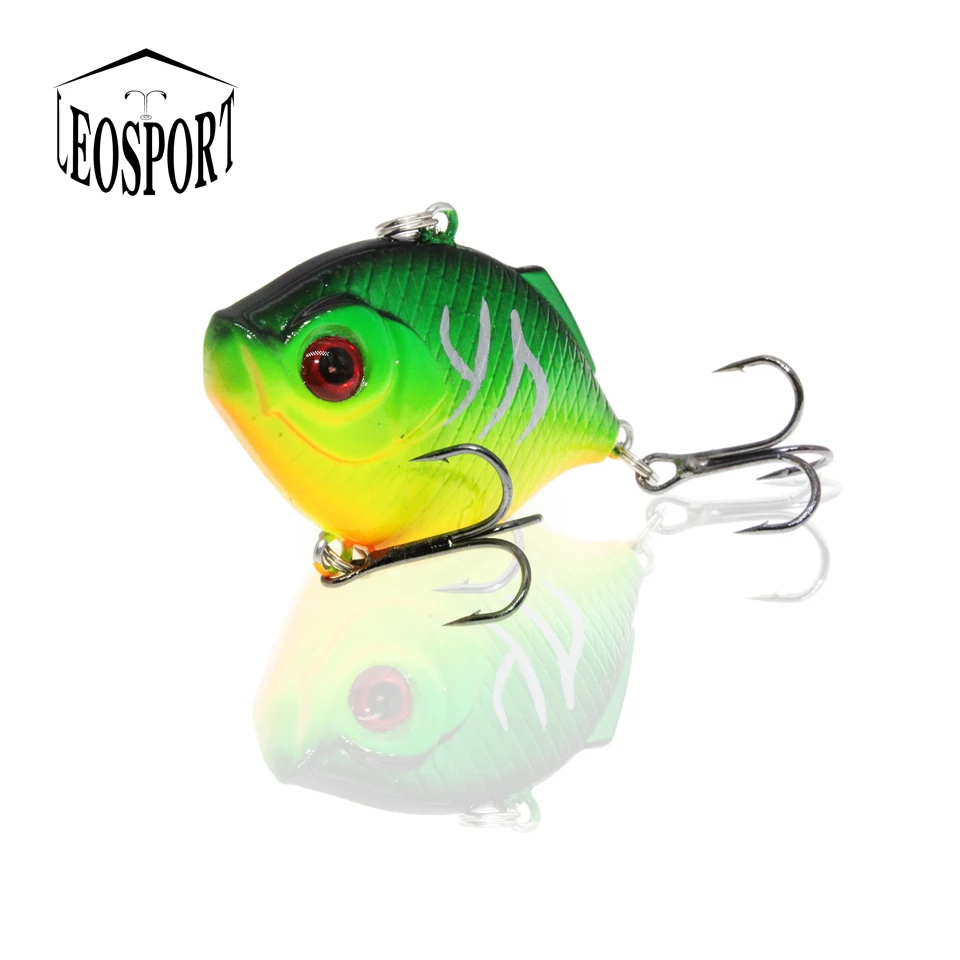 LEOSPORT-Señuelos de Pesca de calidad profesional, cebos Crankbaits VIB, 4CM, 2018G, Tamaño 7, bamboleantes, 10 colores disponibles, 8,5 - imagen 5