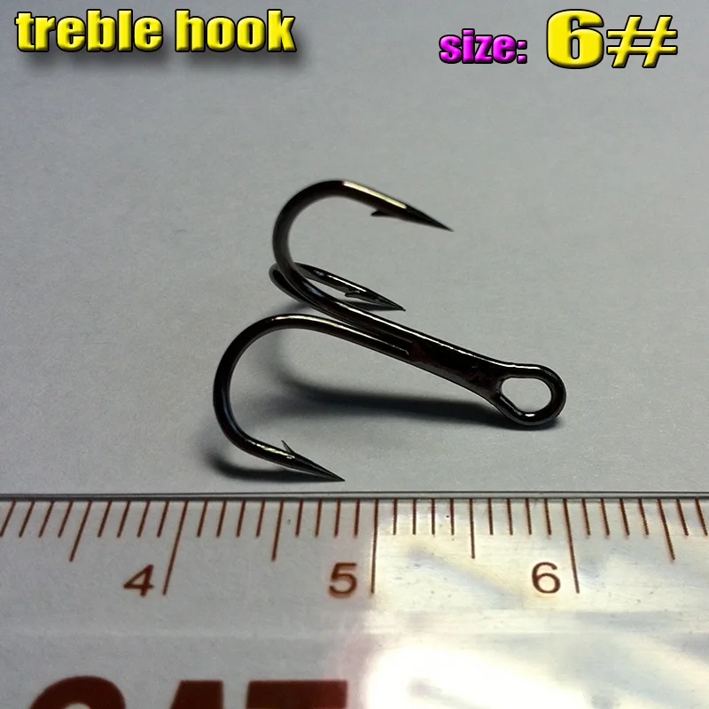 Anzuelo triple de alta calidad para pesca en agua dulce y salada - imagen 4