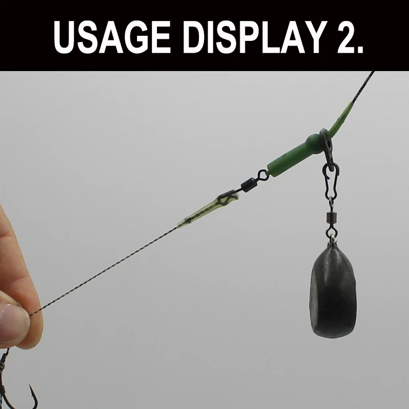 Cuentas Chod para aparejos de pesca de carpa, accesorios de sistema de seguridad, Protector de línea Zig Rig, helicóptero, 20 Uds. - imagen 5