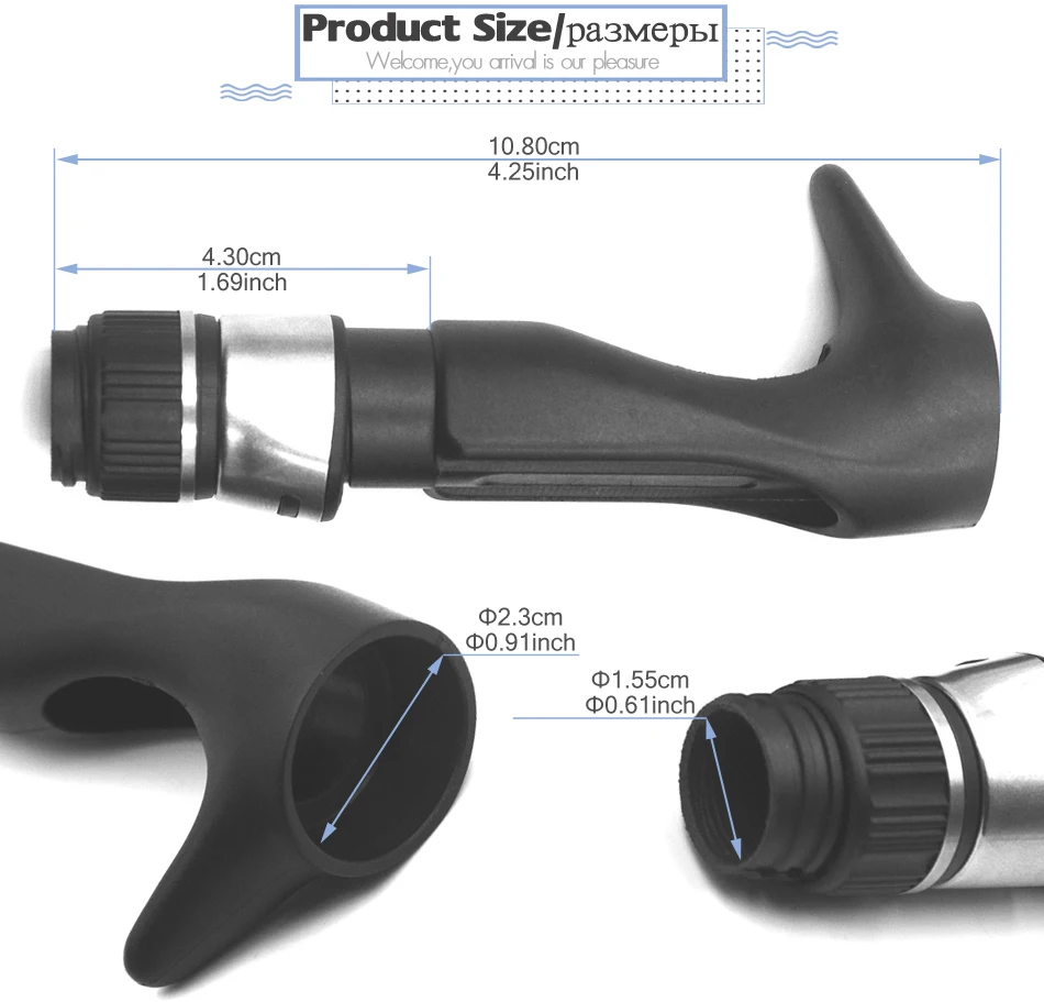 MNFT-caña de pescar con forma de pistola, accesorio de plástico para caña de pescar con mosca, asiento de rueda, carrete de pesca en hielo, Clip de reparación, 16mm, 1 unidad - imagen 2
