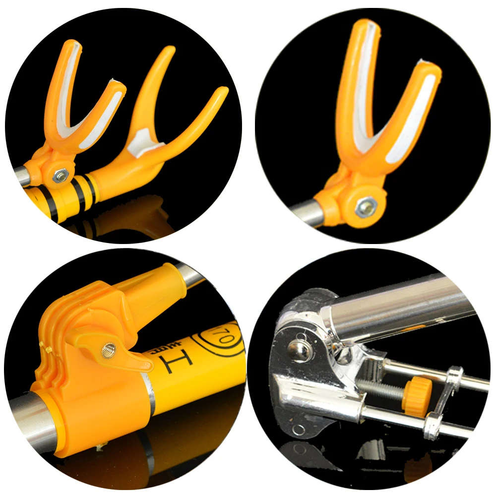 Soporte para caña de pescar, herramienta telescópica ajustable de fibra de carbono, 1,7/2,1/2,4 M - imagen 5