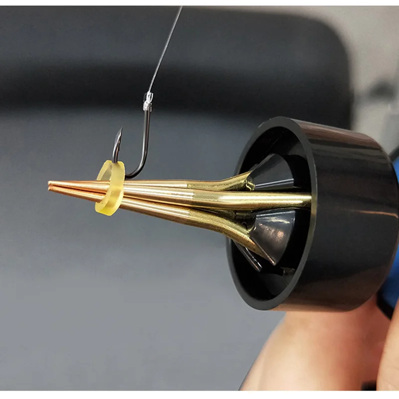 Dispositivo de cebo conectado a gusanos rojos, gusano de tierra, Clip de gusano de sangre, cebo vivo, accesorios de pesca agrupados, suministros de engranajes T4 - imagen 5