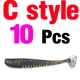 10PCS C type