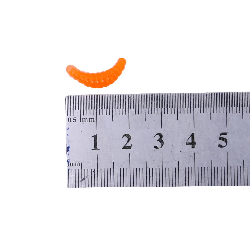 Señuelos de Pesca de goma, cebos blandos con olor a gusanos brillantes, aparejos de pesca de 2cm y 100g, 0,3 unidades - imagen 4