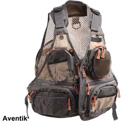 Avientik-Chaleco de pesca con mosca, tela de malla de calidad súper ligera, tamaño General, multifunción, bolsillo Mutil, ropa para vadear al aire libre