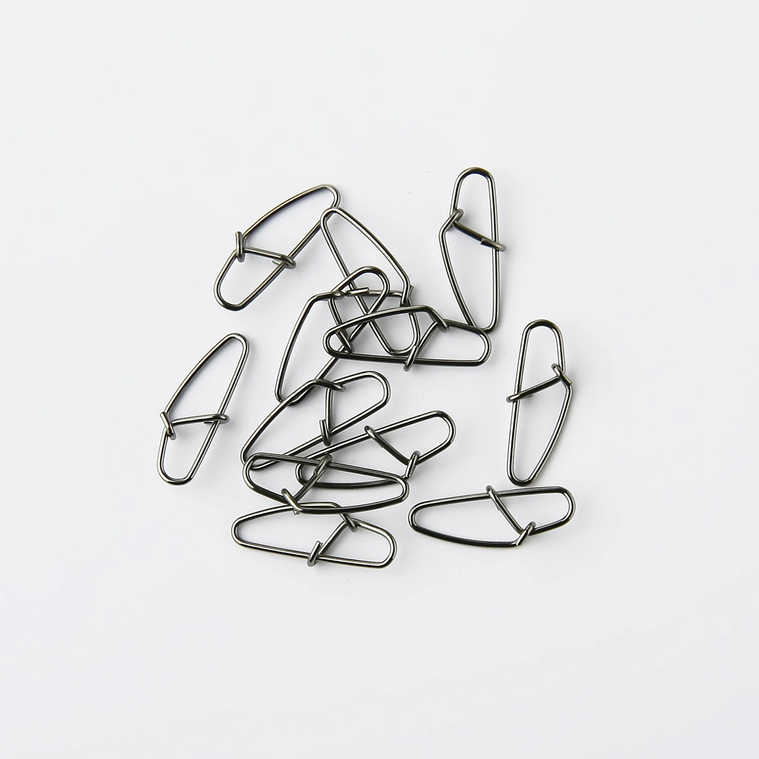 Ganchos giratorios de pesca de acero inoxidable, Pin de enganche, Conector de señuelo de línea, accesorios giratorios de mar, 100 unids/lote por caja - imagen 4