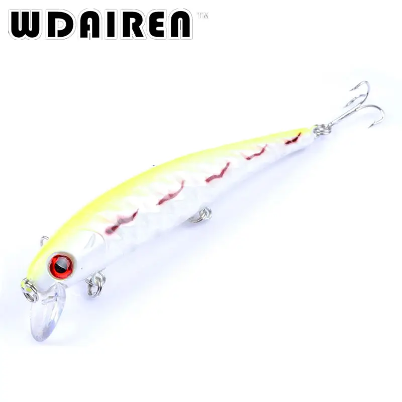Señuelo duro de Pesca para natación profunda, aparejos de Pesca y 14g de 12cm, cebo flotante para pececillos, Wobbler, Japón, ST-384 Crankbait, 6 unids/lote - imagen 3
