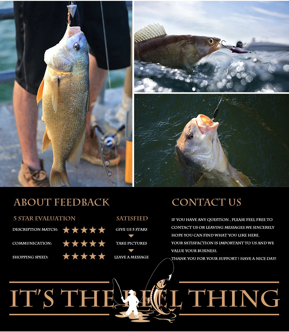 La imagen es un collage de tres fotografías relacionadas con la pesca, con una sección en la parte inferior que parece ser un formulario de contacto o comentarios.

1. La foto superior izquierda muestra a una persona sosteniendo un pez grande por la boca, probablemente después de pescarlo.