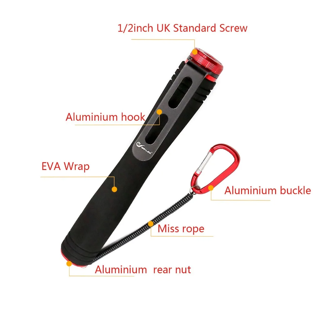 SANLIKE-red de pesca para aterrizaje de peces, aparejos de mano, envoltura EVA, gancho de aluminio, y mosca Baitcasting, herramienta de mango de Brail - imagen 4