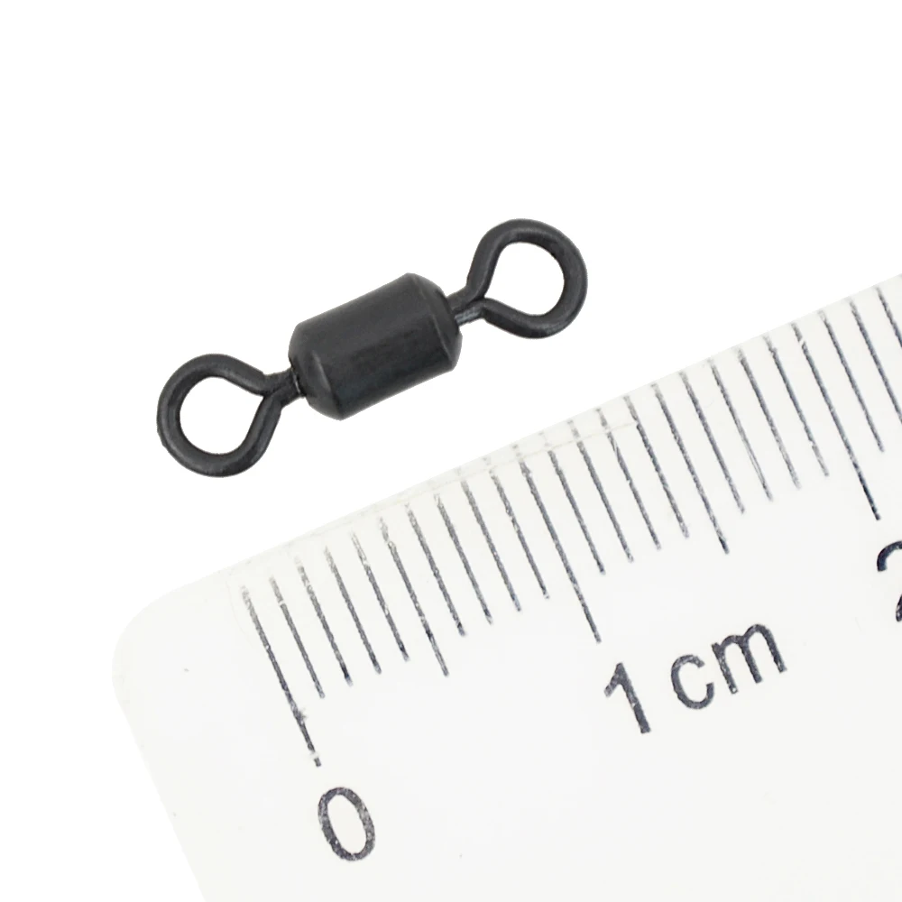 Eslabones giratorios para pesca de carpa, aparejos de pesca de cuerpo largo, alta velocidad, 40 unidades, AE045 - imagen 5